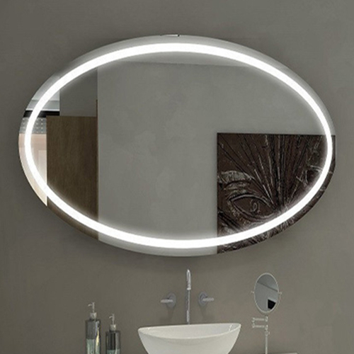 Salle de bain miroir LED ovale