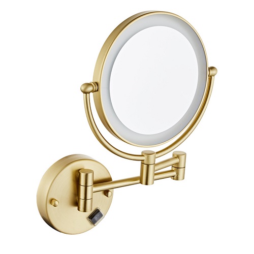 Lighted makeup mirror 5x magnification