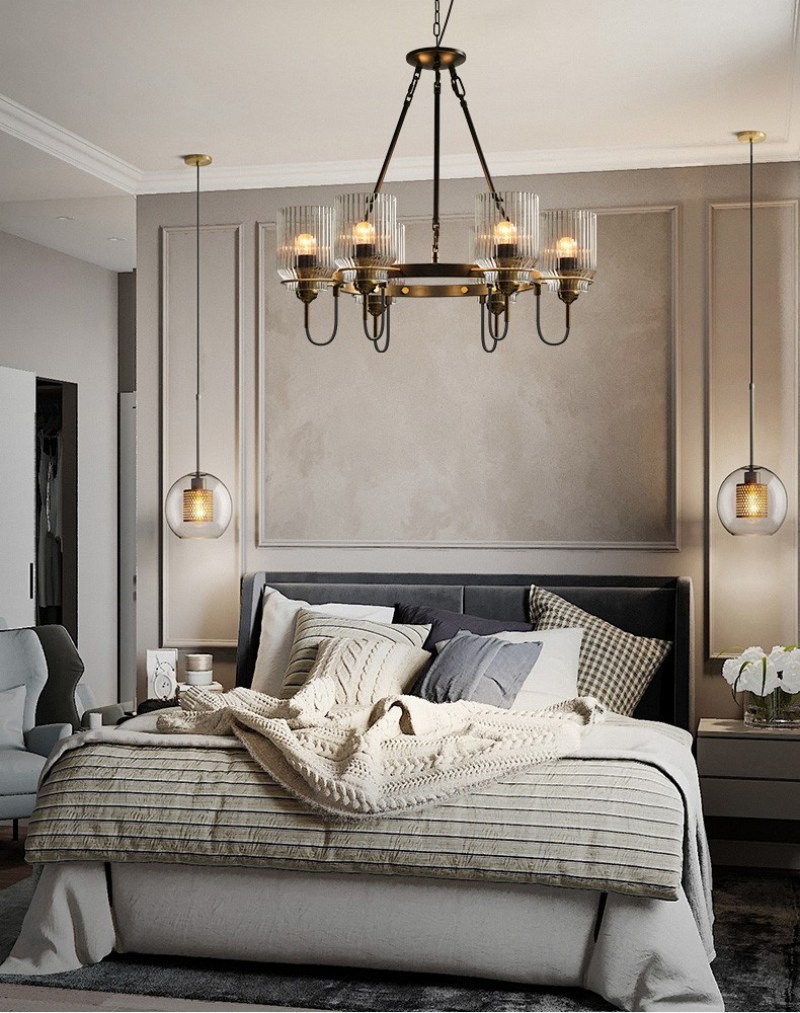 Chandelier lighting for bedroom