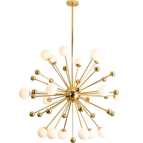 Gold sputnik chandelier