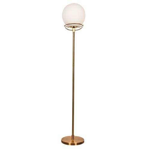 Modern rose gold floor lamp
