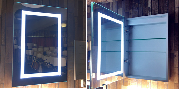 introduction de nouveaux produits: armoire à miroir led lumineuse